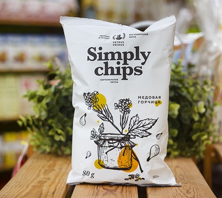Чипсы ™ "Simply chips"  «Медовая горчица», 80 гр - фото 10180