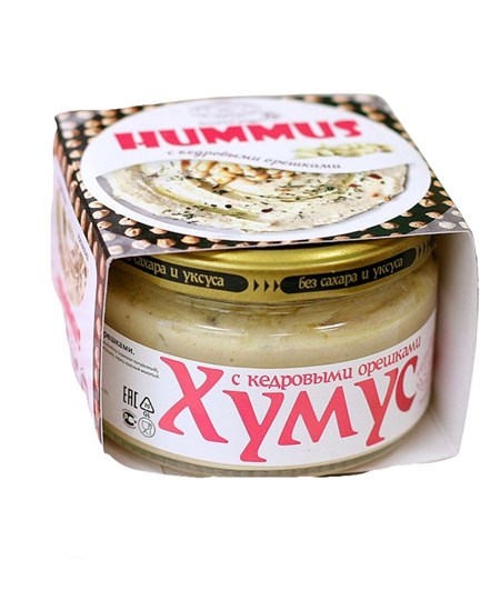 Закуска хумус ™ "Тайны Востока" с кедровыми орешками 200 гр VM-00004175