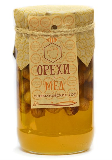 Мед ™ "Зеленая Улица" с фундуком, 410 гр. VM-00003876 - фото 10731