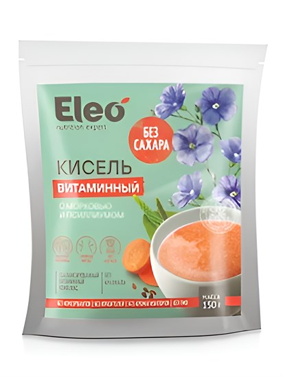 Кисель ™ "Eleo" Витаминный с морковью и псиллиумом, 150 гр VM-00013283 - фото 11114