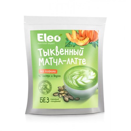 Напиток ™ "Eleo" Тыквенный матча-латте без сахара , 150 гр VM-00013605 - фото 11166