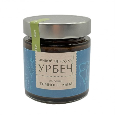 Урбеч ™ "Живой продукт" из семян ТЕМНОГО льна 200 гр. VM-00012720 Урбеч ™ "Живой продукт" из семян ТЕМНОГО льна 200 гр. VM-00012720