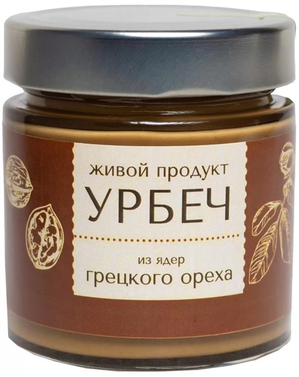 Урбеч ™ "Живой продукт" из ядер ГРЕЦКОГО ОРЕХА 200гр. VM-00012734 Урбеч ™ "Живой продукт" из ядер ГРЕЦКОГО ОРЕХА 200гр. VM-00012734