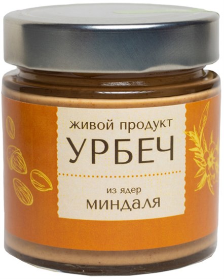Урбеч ™ "Живой продукт" из ядер МИНДАЛЯ 200гр. VM-00012732 Урбеч ™ "Живой продукт" из ядер МИНДАЛЯ 200гр. VM-00012732