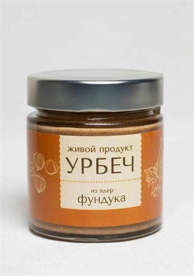Урбеч ™ "Живой продукт" из ядер ФУНДУК 200гр. VM-00012733 Урбеч ™ "Живой продукт" из ядер ФУНДУК 200гр. VM-00012733