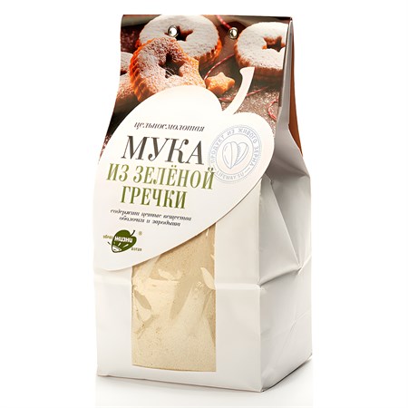 Мука ™ "Образ жизни" из зеленой гречки 500 гр VM-00000164 - фото 11297