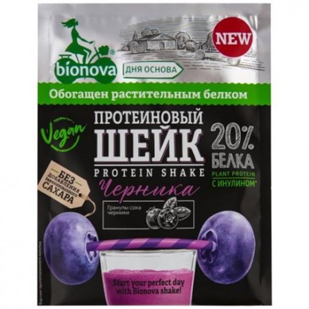 Протеиновый шейк ™ "BIONOVA" с черникой, 25 гр. VM-00008162 - фото 11366