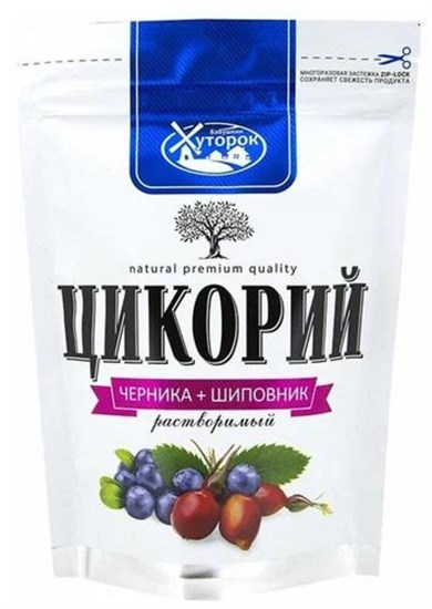 Цикорий ™ "Бабушкин хуторок" с Черникой и Шиповником 100 г. VM-00001488 - фото 11371