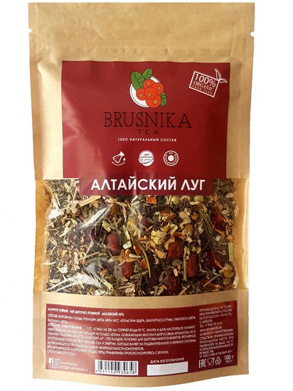 Чай цветочно-травяной ™ "BRUSNIKA TEA" Букет Алтая 100 гр. VM-00013190 Чай цветочно-травяной ™ "BRUSNIKA TEA" Букет Алтая 100 гр. VM-00013190