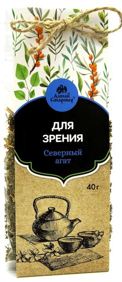 Чай ™ "Алтай Старовер" "Северный агат" (для зрения) 40 гр. VM-00003248 - фото 11503