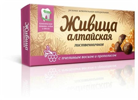 Живица ™ "Алтайский нектар" "Алтайская" с пчелиным воском и прополисом,блистер 0,8 гр.№4 VM-00013523 - фото 11533