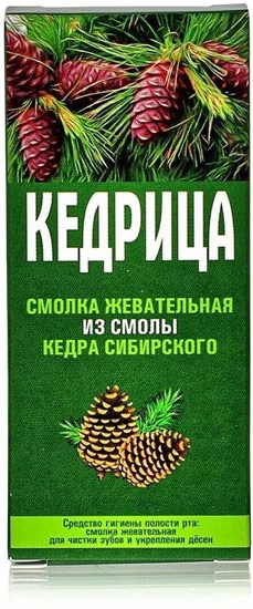 Смолка ™ "Алтайский нектар" кедровая "Кедрица", блистер 0,8 гр. №4 VM-00005058 - фото 11537