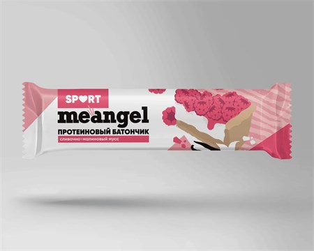 Батончик протеиновый ™ "meangel" сливочно-малиновый мусс, 30 гр VM-00012566 Батончик протеиновый ™ "meangel" сливочно-малиновый мусс, 30 гр VM-00012566