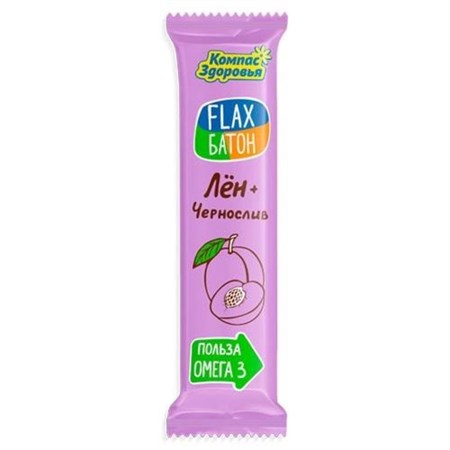 Конфеты "FLAX БАТОН " ™ "Компас Здоровья" чернослив 30 гр. VM-00013369 Конфеты "FLAX БАТОН " ™ "Компас Здоровья" чернослив 30 гр. VM-00013369