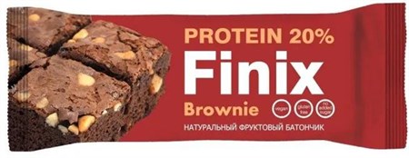 Финиковый батончик ™ "Finix" с протеином, арахисом и какао "Брауни", 30 гр VM-00012418 Финиковый батончик ™ "Finix" с протеином, арахисом и какао "Брауни", 30 гр VM-00012418