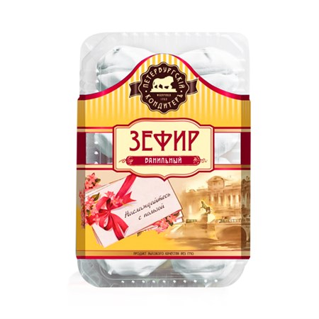 Зефир ™ "Петербургский кондитер" "Ванильный" (корекс), 420 гр VM-00012610 Зефир ™ "Петербургский кондитер" "Ванильный" (корекс), 420 гр VM-00012610