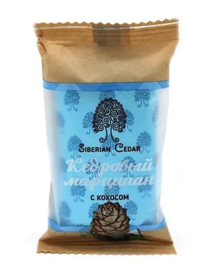 Конфета ™ "Сибирский кедр" Кедровый марципан с кокосом, 40 гр VM-00013118 Конфета ™ "Сибирский кедр" Кедровый марципан с кокосом, 40 гр VM-00013118