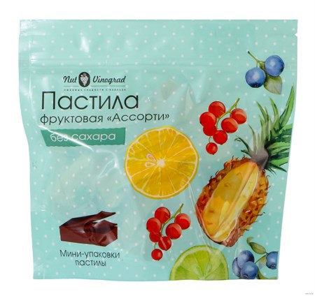 Пастила "Nut Vinograd" ПАСТИЛА КОНФЕТКИ (Ананас,лимон-лайм, смородина, черника), 200 гр VM-00012152 Пастила "Nut Vinograd" ПАСТИЛА КОНФЕТКИ (Ананас,лимон-лайм, смородина, черника), 200 гр VM-00012152