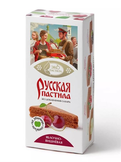 Пастила ™ "Экопастила" Русская Яблочно-вишневая, 45 гр VM-00013035 Пастила ™ "Экопастила" Русская Яблочно-вишневая, 45 гр VM-00013035