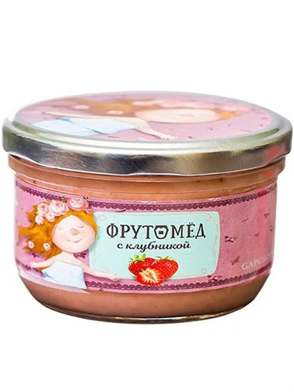 Фрутомед ™  "Мусихин. Мир меда" с клубникой 250 гр VM-00007661 Фрутомед ™  "Мусихин. Мир меда" с клубникой 250 гр VM-00007661