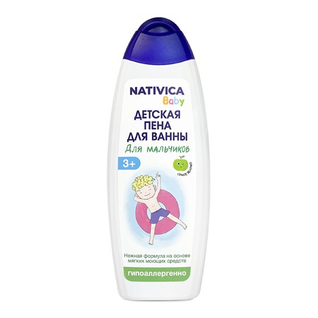 Детская пена для ванны ™ "Nativica" Для мальчиков 3+, 430 мл VM-00013351 - фото 12106