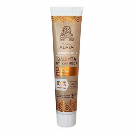 Зубная паста ™"Magic Alatai" Защита от кариеса, 75 мл VM-00013399 - фото 12115