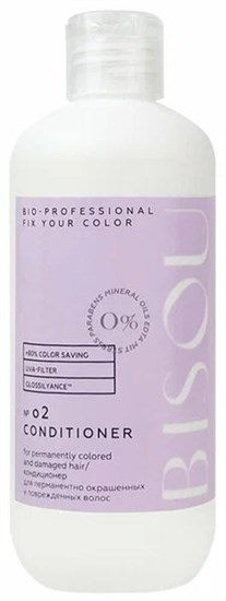 Кондиционер ™ "Bisou Bio-Professional" FIX YOUR COLOR для окрашенных волос, 285 мл VM-00009147