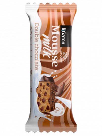 Десерт ™ "Ё батон" Mousse milk Double Chocolate, 40 г VM-00013457 Десерт ™ "Ё батон" Mousse milk Double Chocolate, 40 г VM-00013457