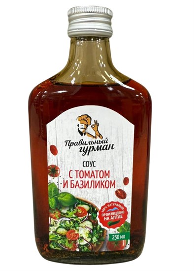 Соус ™"Правильный гурман" с томатом и базиликом, 250 мл VM-00013911