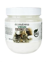 Кокосовое масло ™  Econutrena  органическое, холодного отжима, 500мл