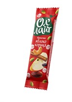 Батончик ™ "Ол Лайт" фруктово-ореховый Яблочный с корицей, 30 гр. VM-00007469