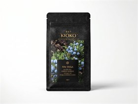 Чай ™ "KIOKO" черный с ягодами можжевельника и травами  KIOKO RIN TAIGA/КИОКО Таежный звон, 100г УП-00000291