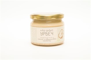 Урбеч ™ Живой продукт из мякоти КОКОСА с абрикосовой косточкой 225 гр. Урбеч ™ Живой продукт из мякоти КОКОСА с абрикосовой косточкой 225 гр.