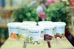 Кунжутный крем с фисташкой, 185 гр. Кунжутный крем с фисташкой, 185 гр.