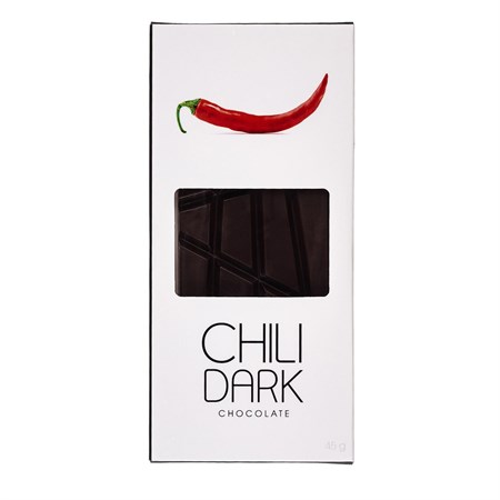 Шоколадная плитка ™ Невские Звёзды  «Chili Dark» горький с пецем чили 45 гр - фото 10074