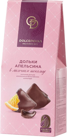 Дольки апельсина ™ "DOLCEDOLKA" в молочном шоколаде, 95 гр. VM-00012234 - фото 10538