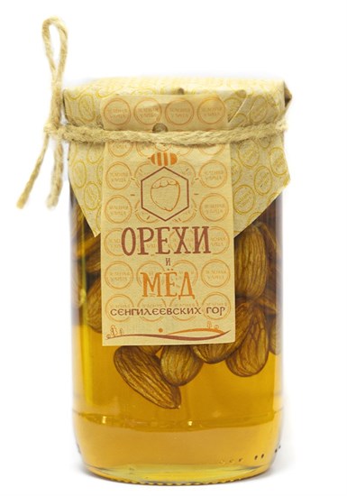 Мед ™ "Зеленая Улица" с миндалем, 410 гр. VM-00003875 - фото 10729
