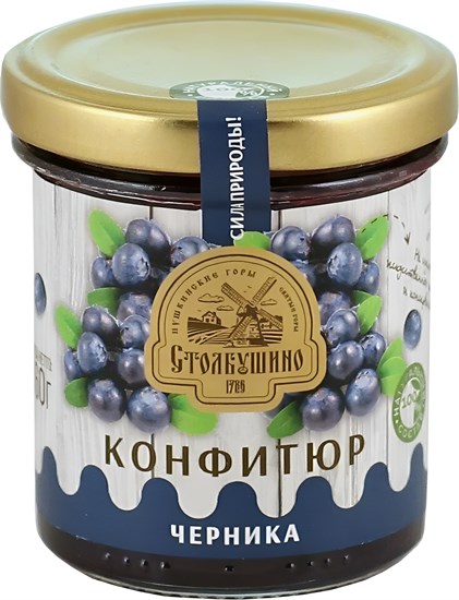 Конфитюр ™ "Столбушинское" ЧЕРНИКА, 160 гр VM-00012979 Конфитюр ™ "Столбушинское" ЧЕРНИКА, 160 гр VM-00012979