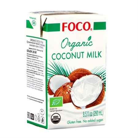 Кокосовое молоко ™ "FOCO" 250 мл.коробка VM-00013719 - фото 11202