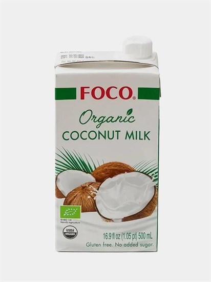 Кокосовое молоко ™ "FOCO" 500 мл.коробка VM-00013718 - фото 11204