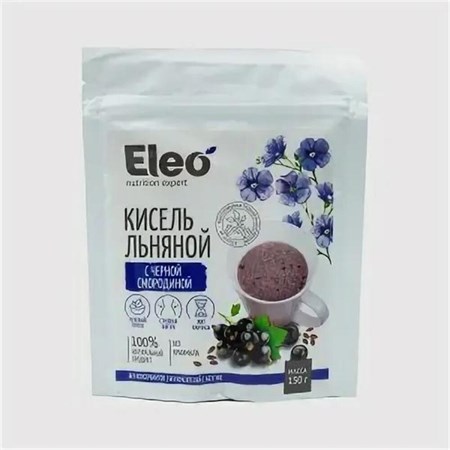 Кисель ™ "Eleo" Льняной с черной смородиной, 150 гр VM-00013613 - фото 11319