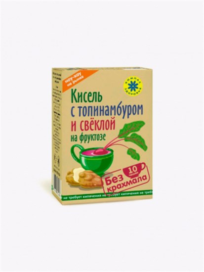 Кисель овсяно-льняной заварной с фруктозой ™ "Компас Здоровья" С топинамбуром и свеклой, 150 гр VM-00013655 - фото 11320