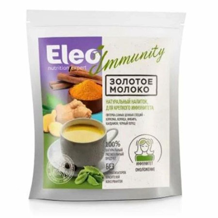 Напиток ™ "Eleo" Золотое молоко Immunity, 150 гр VM-00013608 Напиток ™ "Eleo" Золотое молоко Immunity, 150 гр VM-00013608