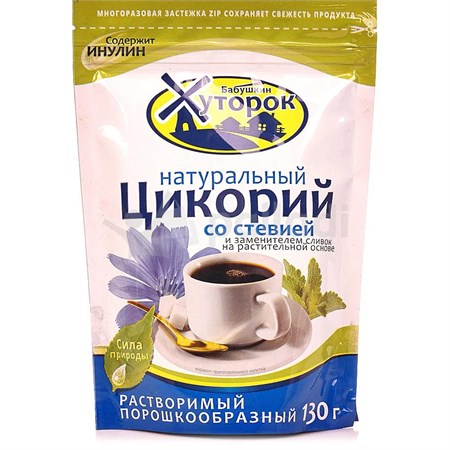 Цикорий ™ "Бабушкин хуторок" со Стевией и Сливками 130 г. VM-00001487