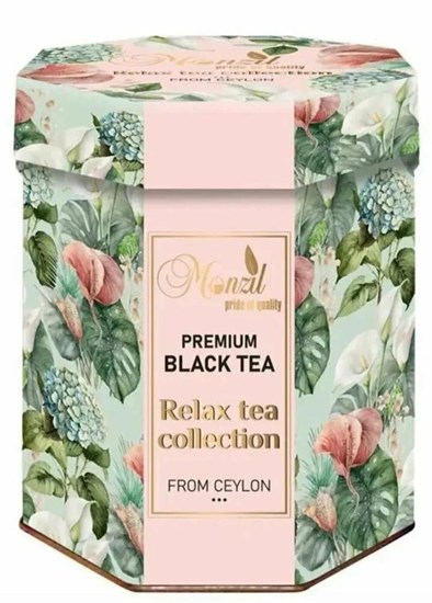 Чай ™ "Monzil"«Relax tea collection»цейлонский черный крупнолистовой"После прогулки"бежев ж/б, 200 г VM-00013204 - фото 11460