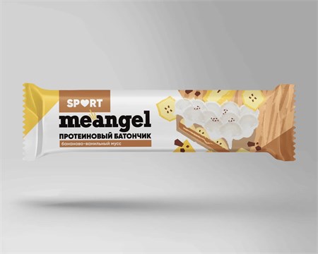 Батончик протеиновый ™ "Meangel" бананово-ванильный мусс, 30 гр VM-00013713 - фото 11573