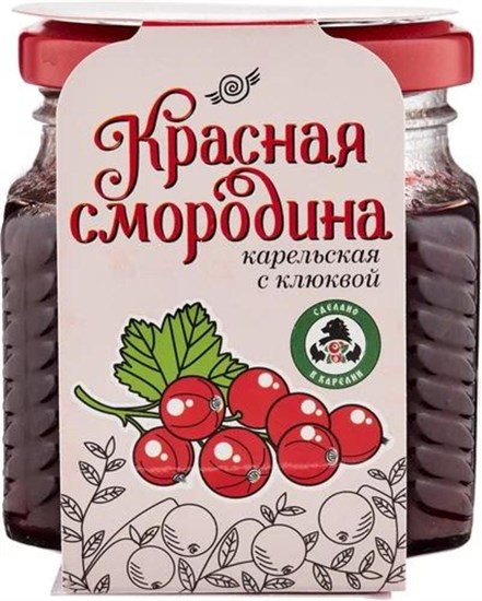 Варенье ™ "Мама Карелия" "Красная смородина карельская с клюквой" 250 гр. VM-00013044 - фото 11584