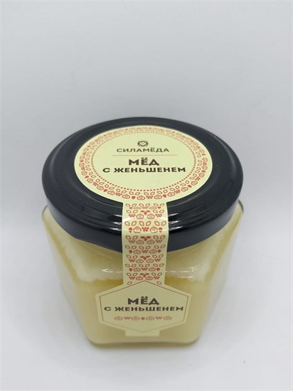 Мед ™  "Мусихин. Мир меда" Сила мёда "С женьшенем"  150 гр. VM-00011040 - фото 12051