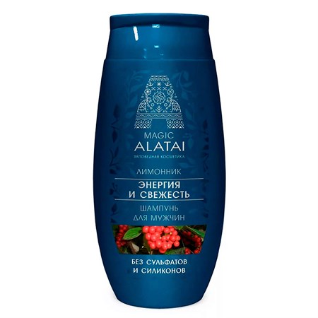 Шампунь ™ "Magic Alatai" для мужчин "Энергия и свежесть", 250 мл VM-00013371 - фото 12147