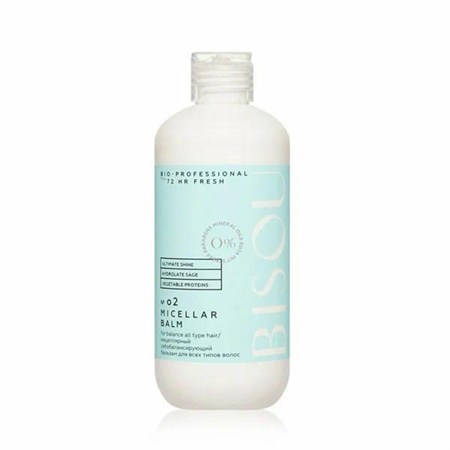 Бальзам ™ "Bisou Bio-Professional" мицелярный 72 HR FRESH для всех типов волос, 285 мл VM-00009149 - фото 12150